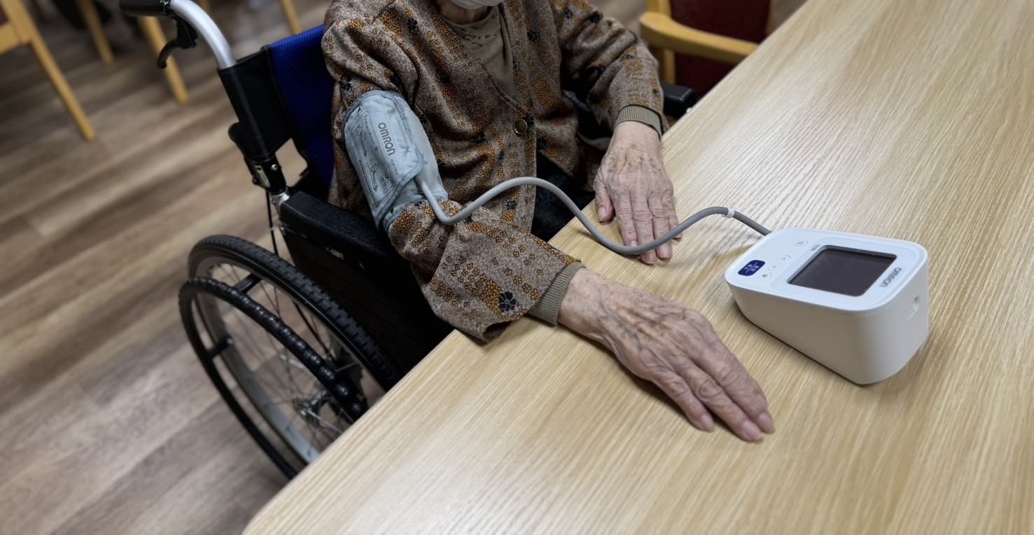 とこわか庭園　バイタル測定